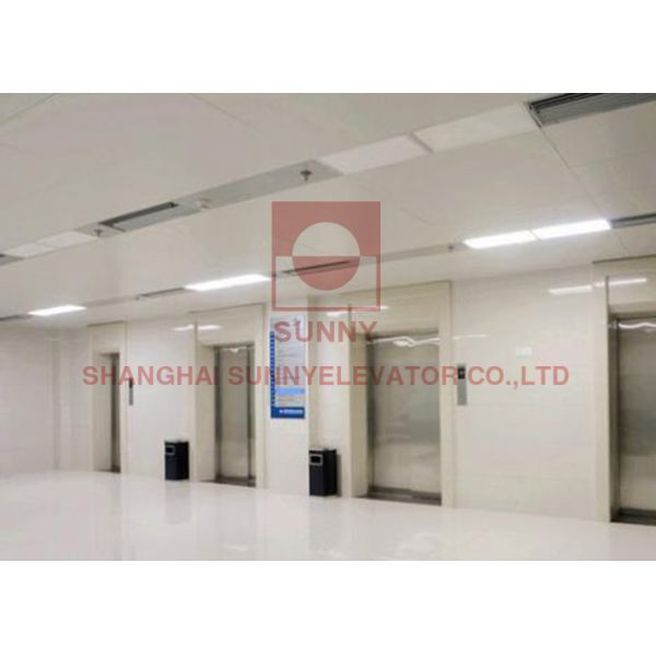 High Speed Hospital Elevator with 1600kg Load and 1100*2100 Opening Door Size