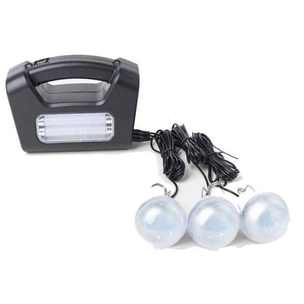 Solar Outdoor Tent Lights With Bulbs Home Lighting Cell Phone USB Rechargeable