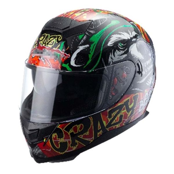 DOT Approved Full Face Helmet for Head Safety Protection Custom Venom Motorcycle Gear