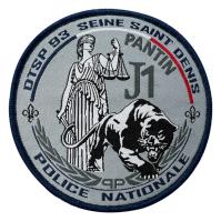 High Density Overlock Embroidered Badge Patches 30mm Diameter Self Adhesive