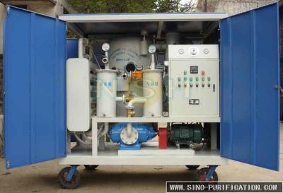 A máquina usada do tratamento do óleo do transformador melhora a força dielétrica do óleo, sistema limpando, rápido desgaseifica, seca