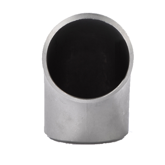 Ss304 Ss304l Stainless Steel Pipe Elbow Fitting 45 Degree ISO Certified