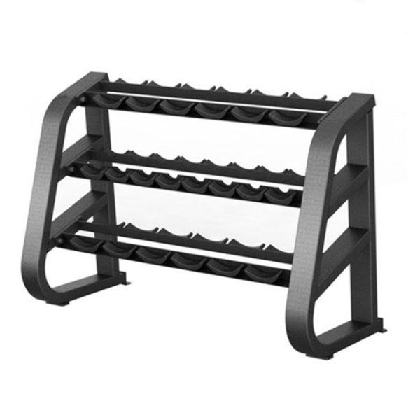 Indoor Steel Three Layer Dumbbell Rack Metal Weight Bench With Press Benches Gym Strength Training Equipment Steel Three Layer Indoor Metal Dumbbell Rack Weight Bench With Press Benches Racks