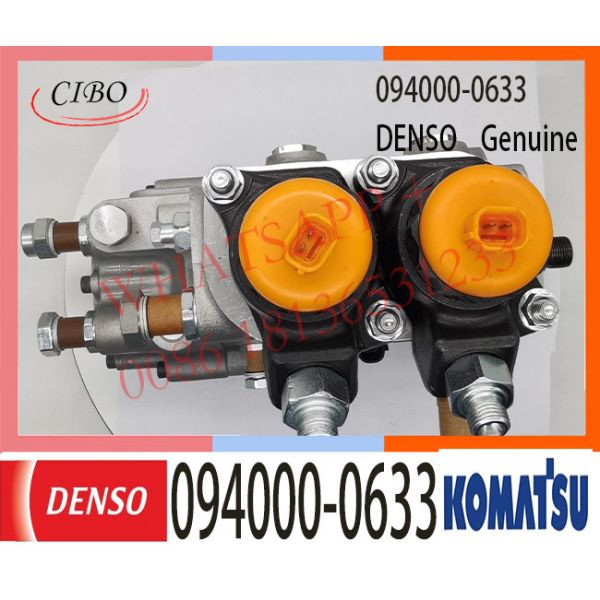 094000-0633 DENSO Diesel SAA6D140E Engine Fuel HP0 pump 094000-0633 6219-71-1201 for Denso Komatsu PC2000-8 WA900