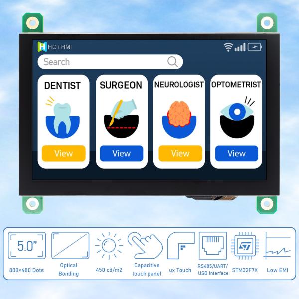5.0 Smart TFT Module | 800x480 STM32F767 Capacitive touch display