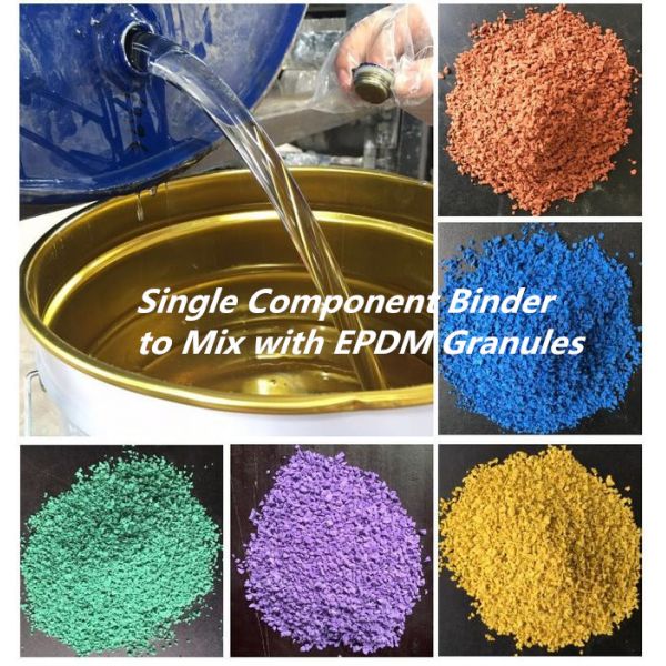 UV Resistance Color Lasting EPDM Rubber Flooring ITF EPDM Floor Tiles