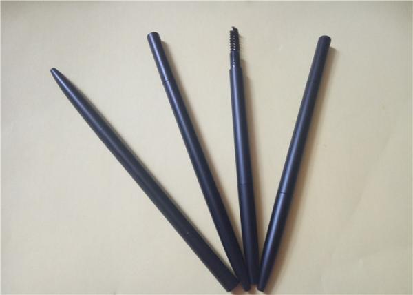 Customizable Waterproof Eyebrow Pencil , Black Great Eyebrow Pencil With Brush