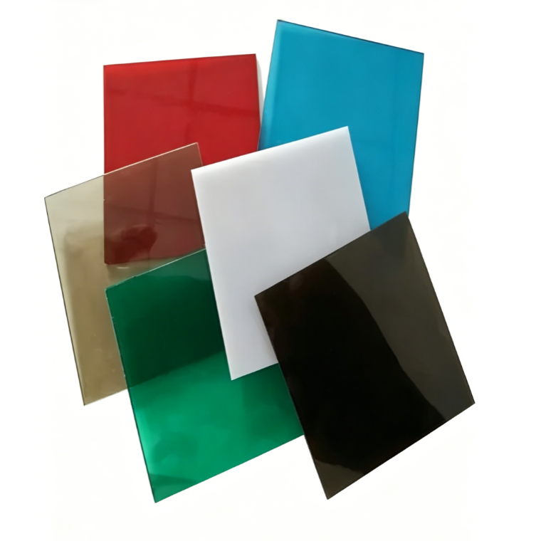 Shatterproof clear acrylic sheet for machine guard