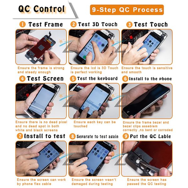 China Supplier Quality Screen For iPhone 5S LCD Display Digitizer Replacement Touch Screen For iPhone 5 5S 5C SE LCD