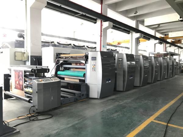 Unit Type Flexo Printing Machine 6 Colour Eco - Friendly Multifunctional