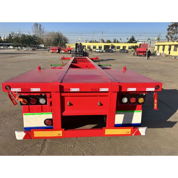 20 Foot Container Skeleton Trailer For Sale