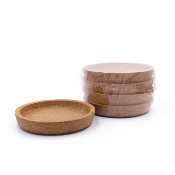 Table Decoration Accessories Must-Have Eco-Friendly Wood Cup Mat Custom Cork Coasters
