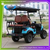 4 sièges voiture de club électrique chariot de golf 4 sièges moteur à courant alternatif 48v pour l'aéroport du parc