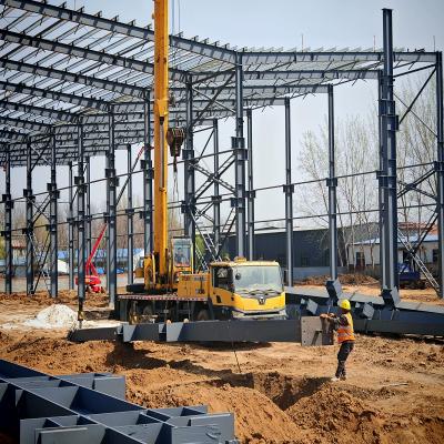 Large Span Workshop Prefab Light Steel Structure Warehouse Poultry House Steel