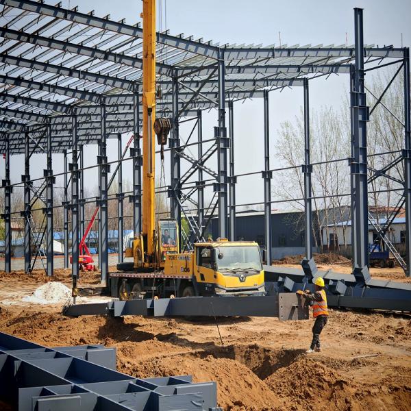 High Strength Prefabricated Steel Structure Warehouse Panels For Logistics Warehouse Building