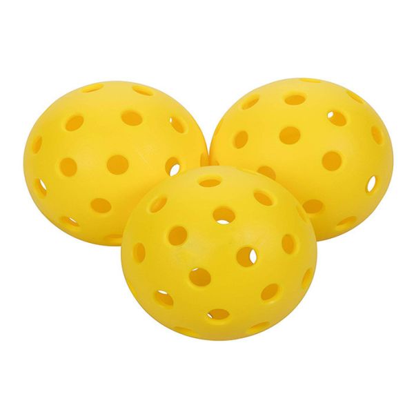 Promotional Outdoor Exercise Equipment , 26 Holes Pickleball Balls Outdoor