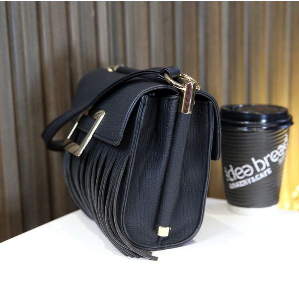 Korean Harajuku retro simplicity Messenger fringed bags small shoulder bag woman female