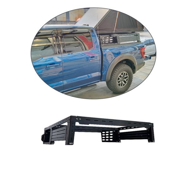 Ford F150 Trunk Mount Rack Adjustable Roll Bar Aluminium Alloy Carrier Rack