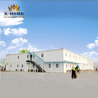 Recipientes modulares da acomodação do bloco liso de acampamento de trabalho