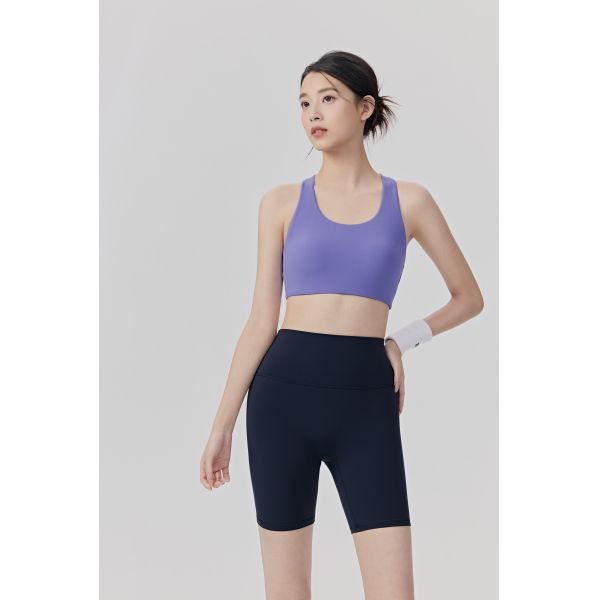 Brown Seamless Padded Sports Bra for High Impact Workouts with Breathable Fabric and Supportive Fit