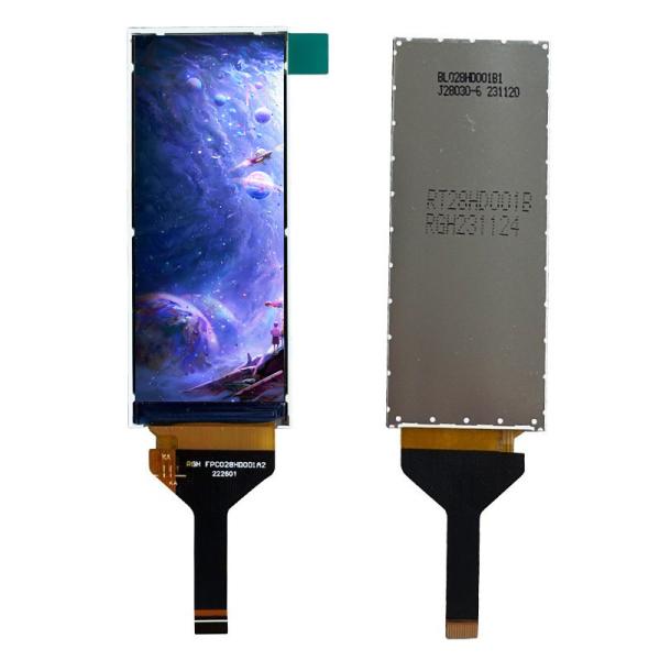 Affichage IPS LCD de 2,86 pouces Affichage à bande longue 376*960 Résolution LCD d'instrument