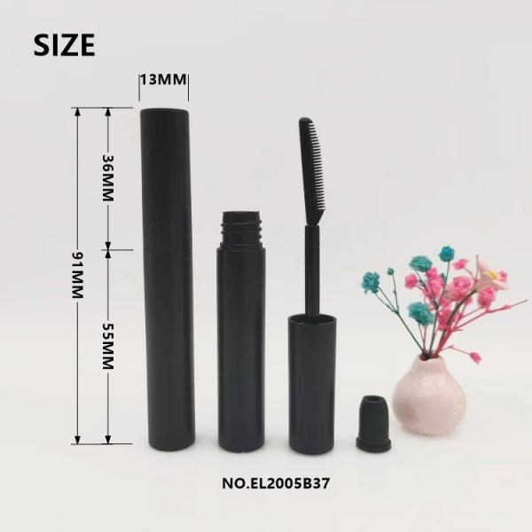 Blister Single Wall Black Empty Mascara Tube And Wand 5ml