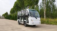 Le bus touristique électrique fermé à 8 places peut avoir une climatisation intégrée et supporte des couleurs et des logos personnalisés pour les lieux pittoresques ou les transferts d'hôtel à l'aéroport.