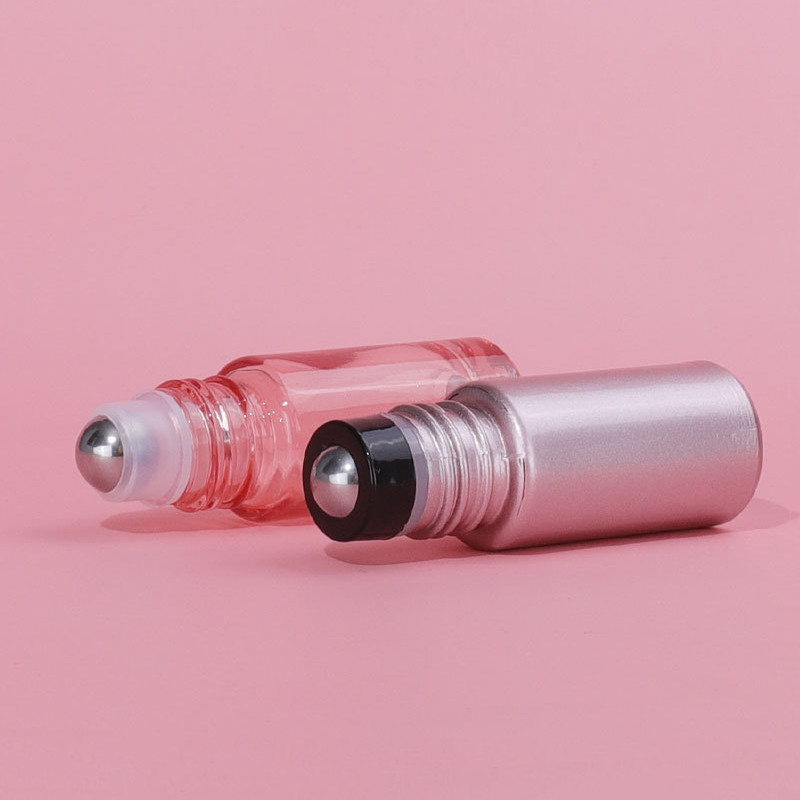 эфирного масла Ampty контейнеров стекла 10ml бутылка ролика косметического розового стеклянная