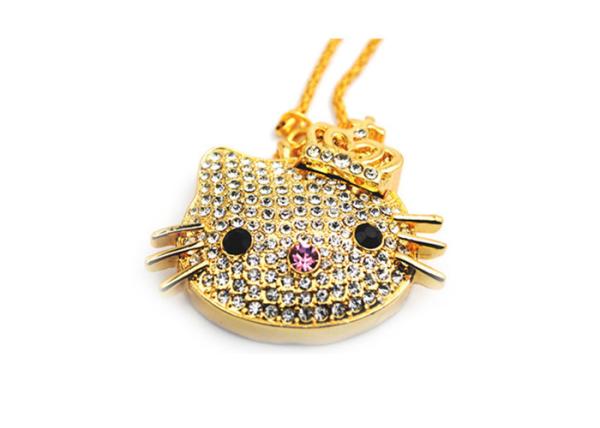 Jewelry  Hello Kitty Fancy USB Flash Pen Drive 8gb For Wedding Gift