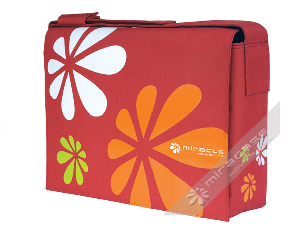 Fashion 15.6  Womens Laptop Messenger Bag with Patterns Printing and 210D Polyester Inner