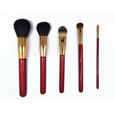 Kit de brosse de maquillage d'ombre de sourcil d'ISO9001 Brown 5pc pro