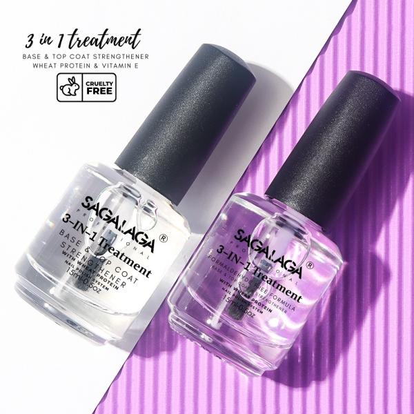 Professional Nail Repair for Broken Cracked Split and Weak Nails Growth Serum Polish Base Coat Top Coat