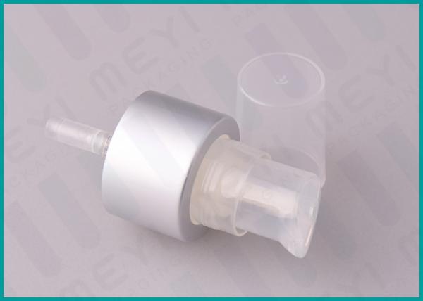 15mm - 24mm Makeup Foundation Pump Dispenser With Silver Aluminum Sheathed