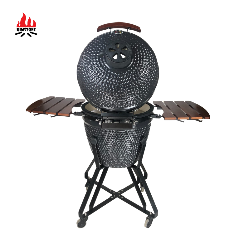 KIMSTONE Barbecue Griller Charcoal Kamado Grill Kamando Asador De Ceramic Komado 21 Smoker Bbq Grill
