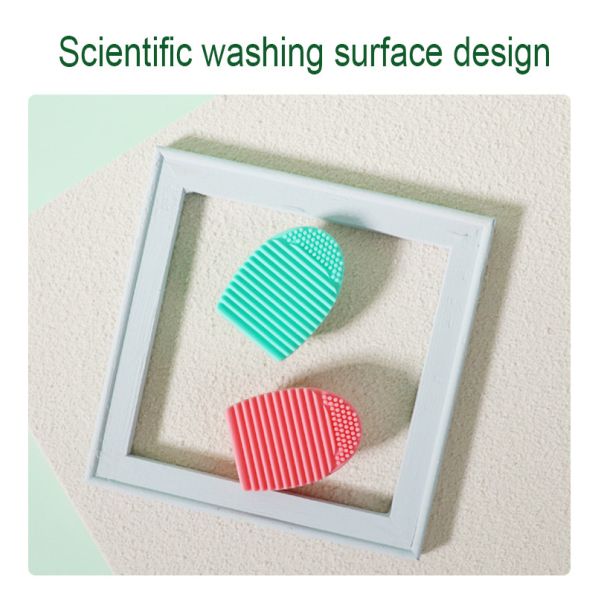 Перевозчик макияжа Eco силикона дружелюбный прокладывает пусковую площадку чистки щетки макияжа