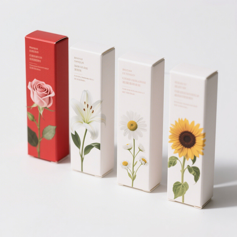Luxury Black Perfume Gift Box Custom Cosmetic Packaging for Eco Friendly Essential Oil Paper Boxes
