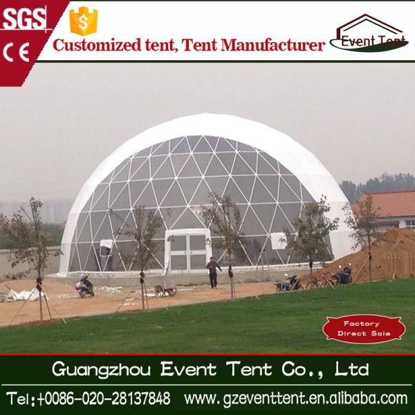 Steel Q235 Frame Geodesic Dome Tent Hotel / Fashion Party Ten