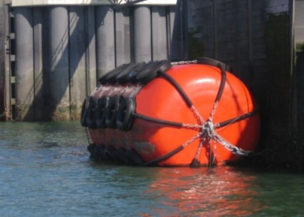 Berthing Floating Marine Solid Foam Filled Fender 1*1.2m Sponge Docking