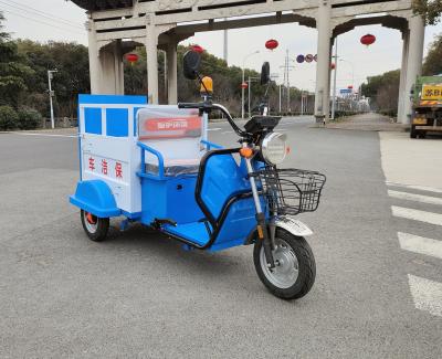 Urban Streets Residential Areas Electric Three Wheeled Cleaning Car