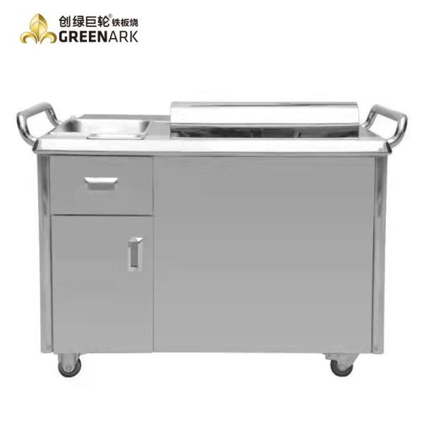 Tabela exterior de Hibachi do ASSADO coreano com a placa pintada Não-vara da grade do ferro fundido