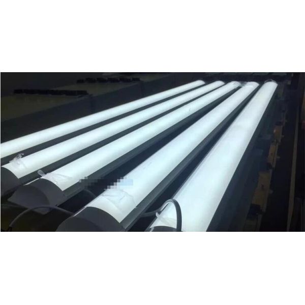 IP44 Purified 2ft 4ft LED Tube Batten Light 36w 48w AC 220V 110LM 6500K Milky led replacement tubes