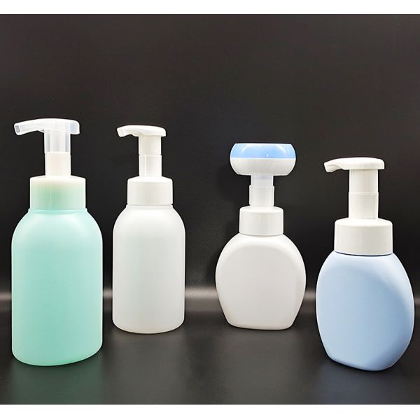 Botella de lavado a mano de 160 ml Dispensador de jabón espumoso recargable Embalaje de belleza de plástico personalizado vacío