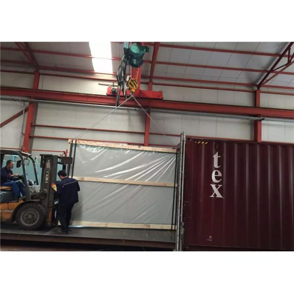 12mm Tempered Safety Glass Clear Bent And Curved Glass Customized