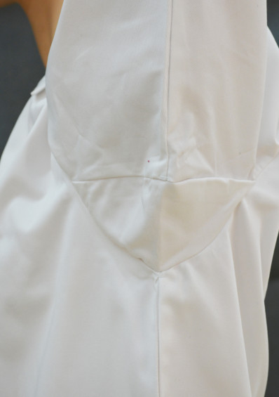 White Food Shirt Long Sleeve Protective Work Clothing Highly Comfortable