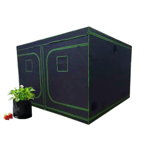 300x300x200 Grow Tent Home Garden, Indoor Plants Growing, 600D Myalr, Metal Pole, Observation Window, Easy Installtion
