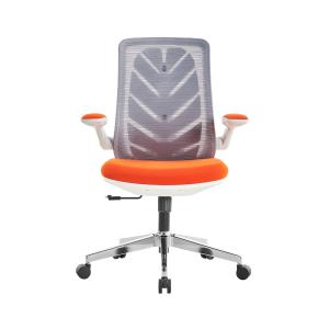 Orange Boss Mesh Swivel Chair Executive Low Back Swivel Desk Chair