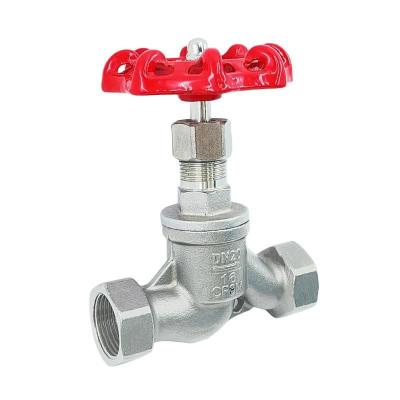 Ordinary Temperature CF8m Stainless Steel Stop Valve S-Type Globe Valve with Thread