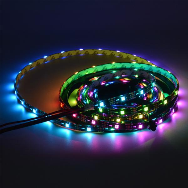 3.2Ft/1m DC 5V IP30 Non-Waterproof Addressable 144pcs/M APA102 SMD5050 LED Full Color Flexible LED Strip Light