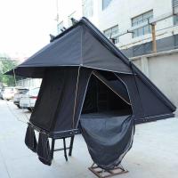 Clamshell Black Auto Roof Top Tent Suv Rooftop Camper With 320G Oxford Cloth