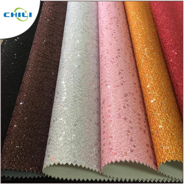 New Design Soft Pu Fake Leather For Lady Shoes Upper Shining Material